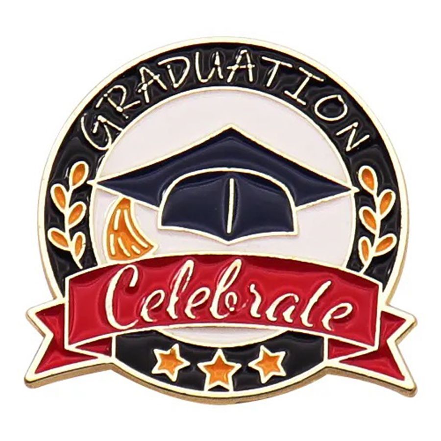 Soft Enamel Metal Sticker - Custom Ribbons Now