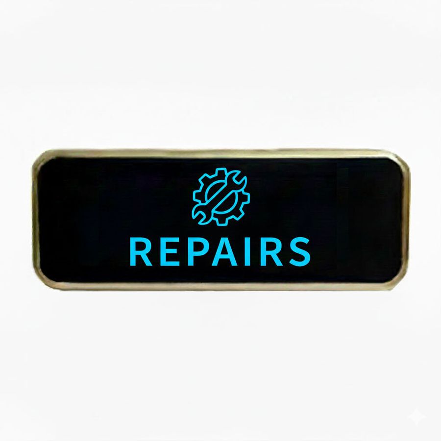 LED Name Badges - Custom Ribbons Now