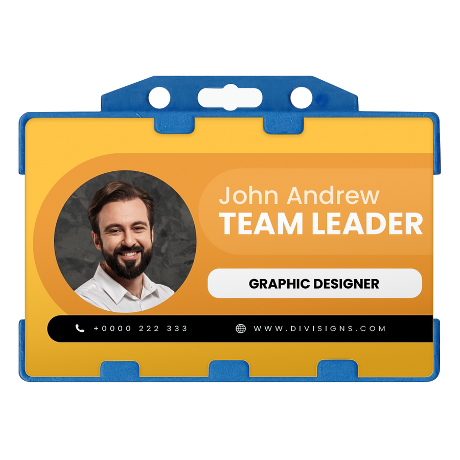 Plastic Insert Badge Holder - Custom Ribbons Now