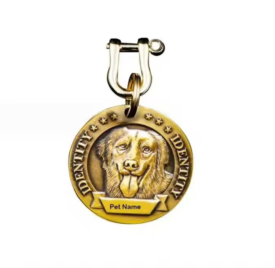 Copper Dog Tags - Custom Ribbons Now