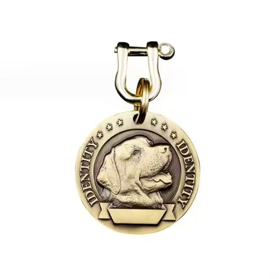 Copper Dog Tags - Custom Ribbons Now