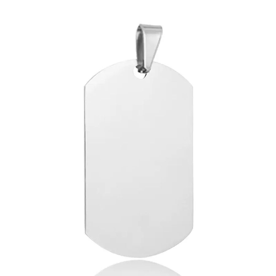Stainless Steel Dog Tags - Custom Ribbons Now