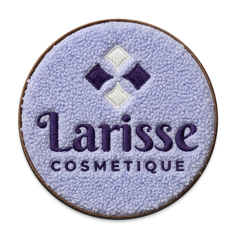 Chenille Button Pins - Custom Ribbons Now