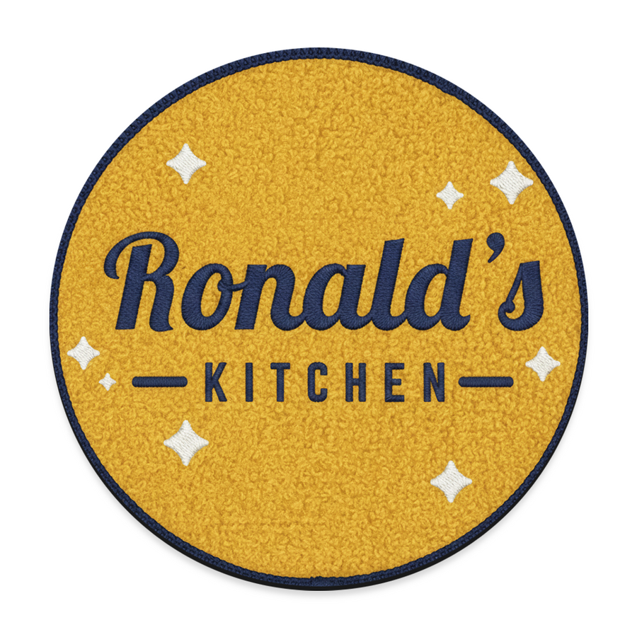 Chenille Button Pins - Custom Ribbons Now