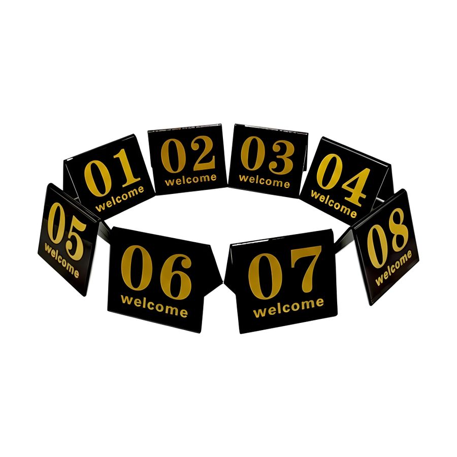 Tent Table Numbers - Custom Ribbons Now