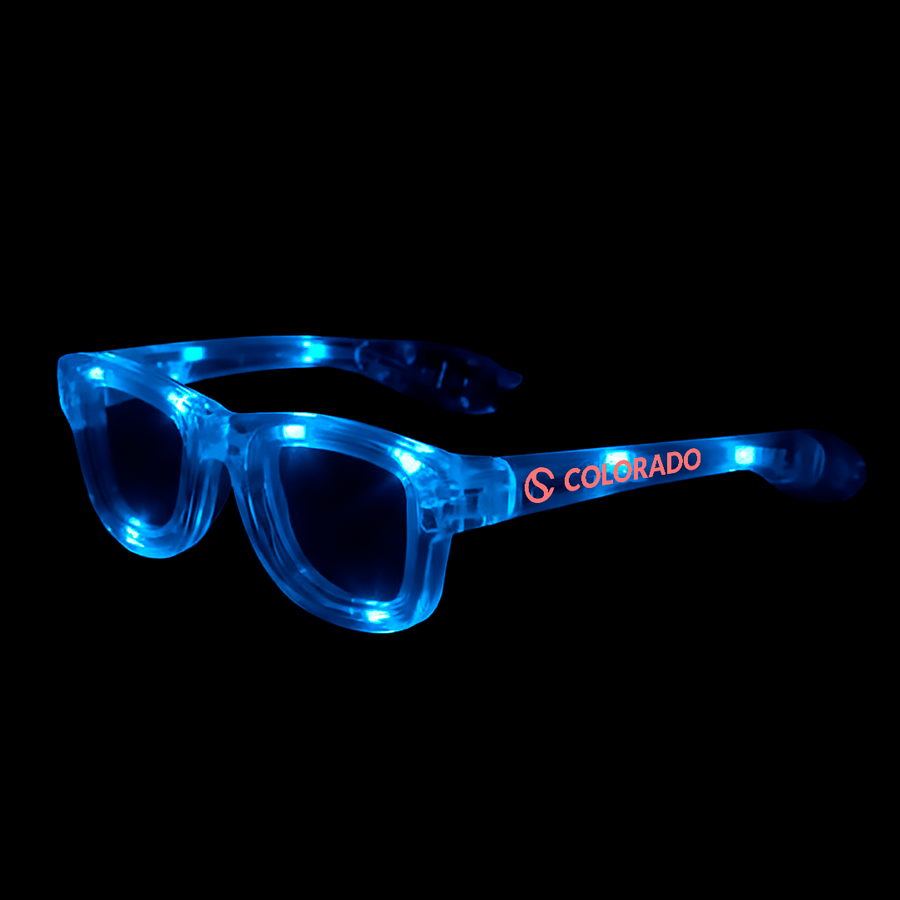 Multicolor Light Up Glasses - Custom Ribbons Now