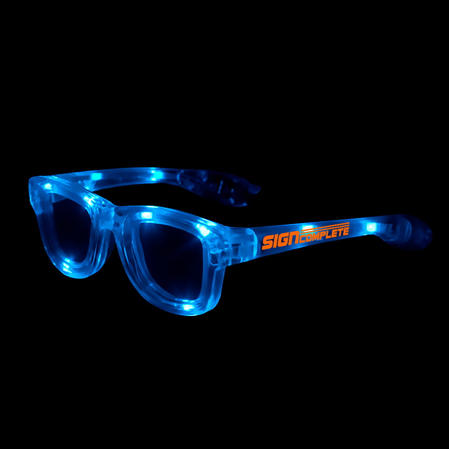 Multicolor Light Up Glasses - Custom Ribbons Now