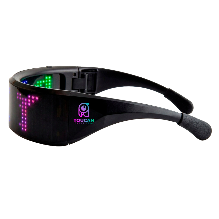 LED Light Up Glasses with Bluetooth - Custom Ribbons Now