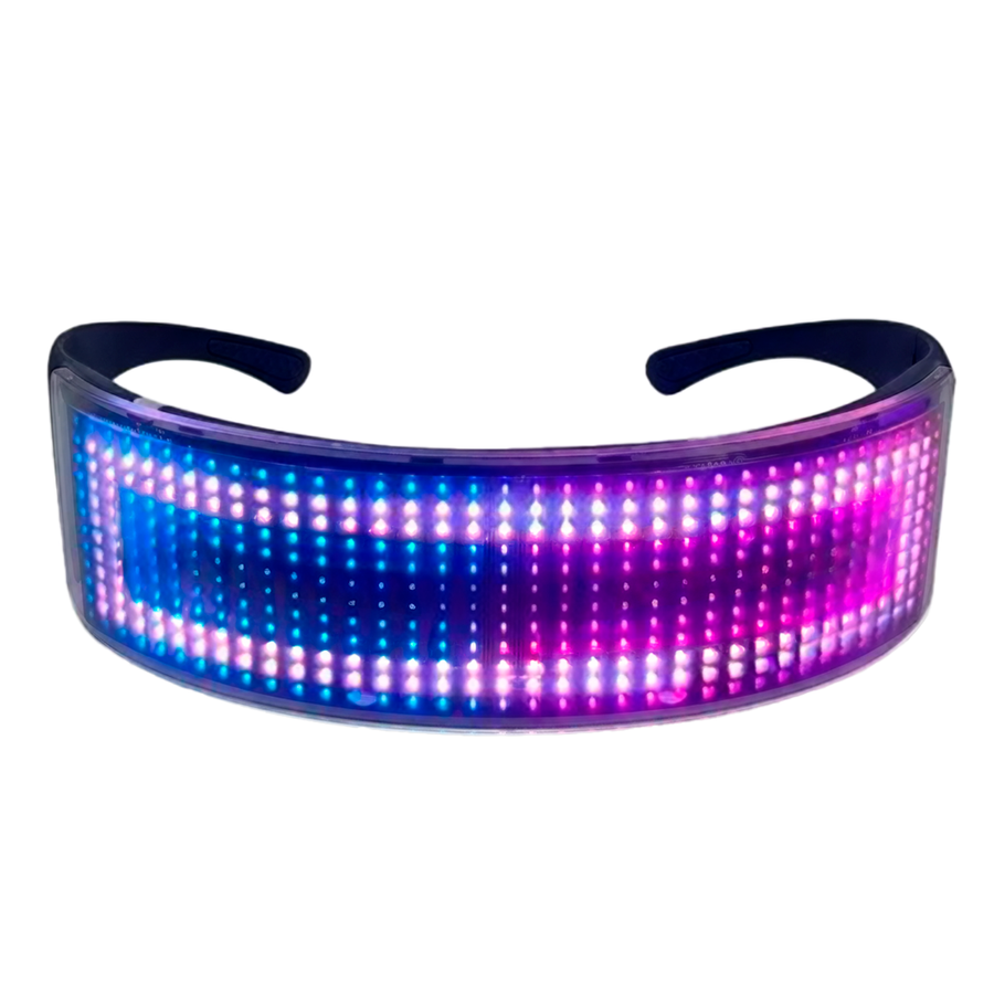 LED Light Up Glasses with Bluetooth - Custom Ribbons Now