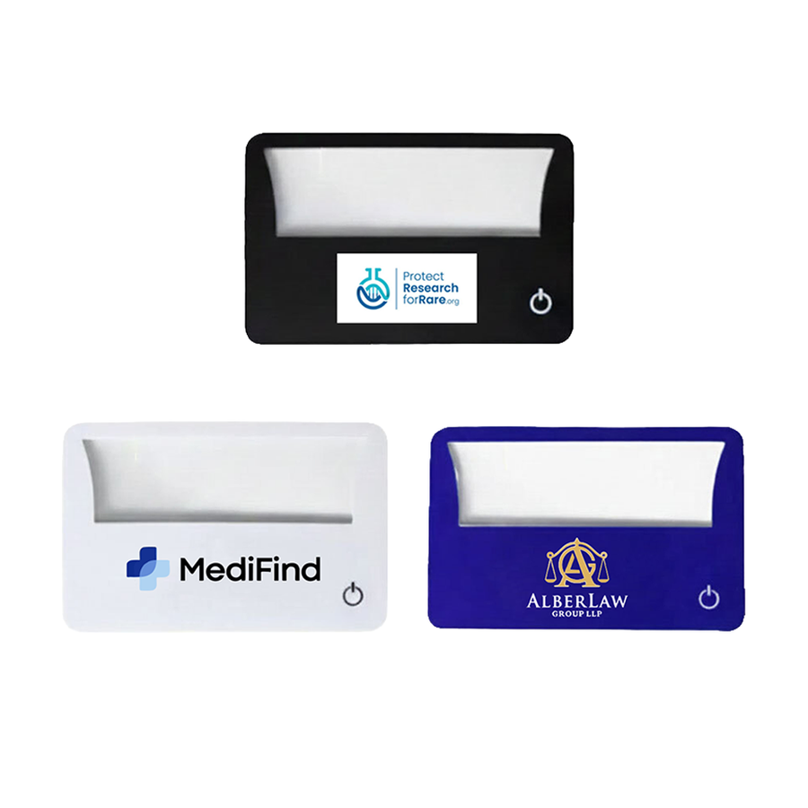 Card Shaped Magnifiers - Custom Ribbons Now