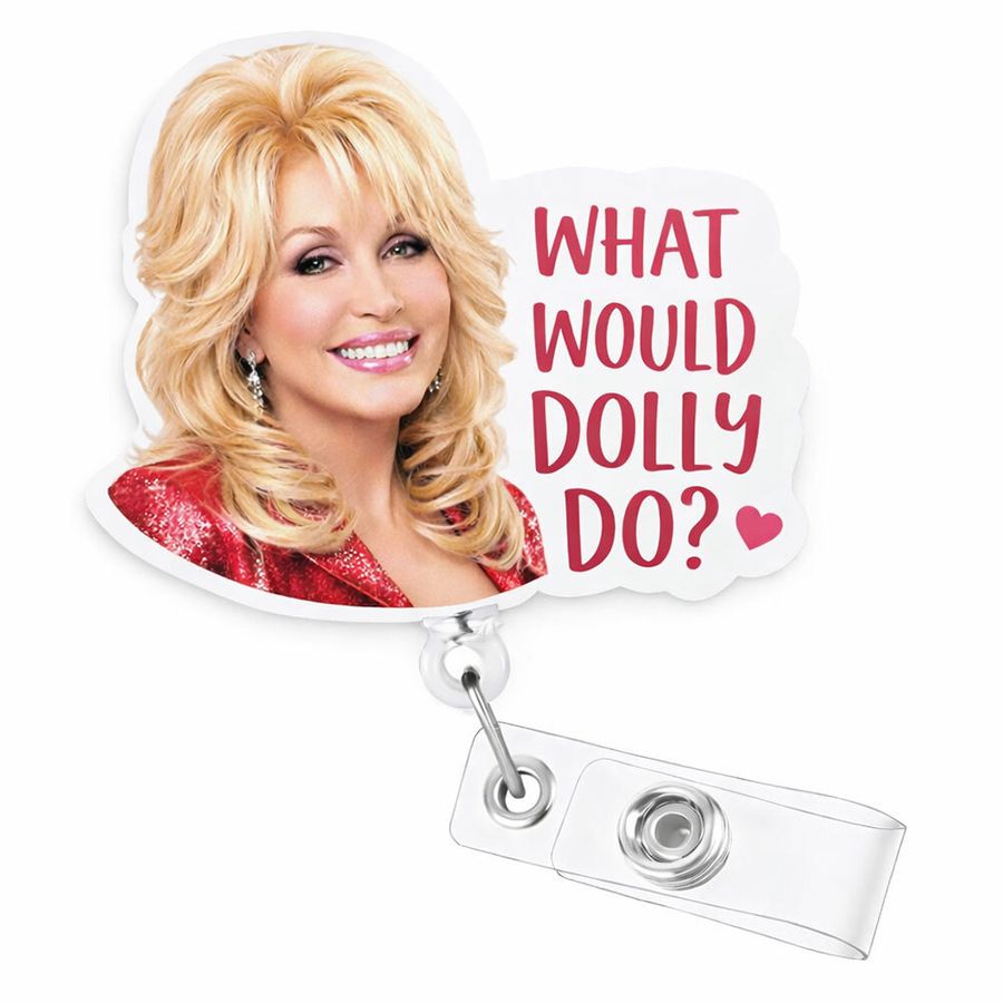 Custom Shape Acrylic Badge Reel - Custom Ribbons Now