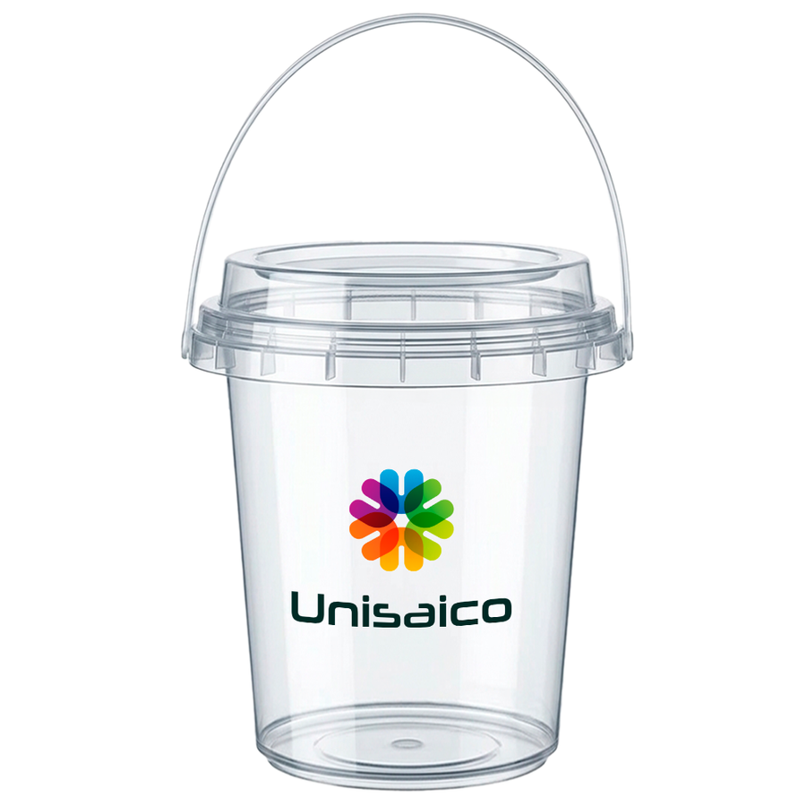 Premium Transparent Drink Buckets - Custom Ribbons Now