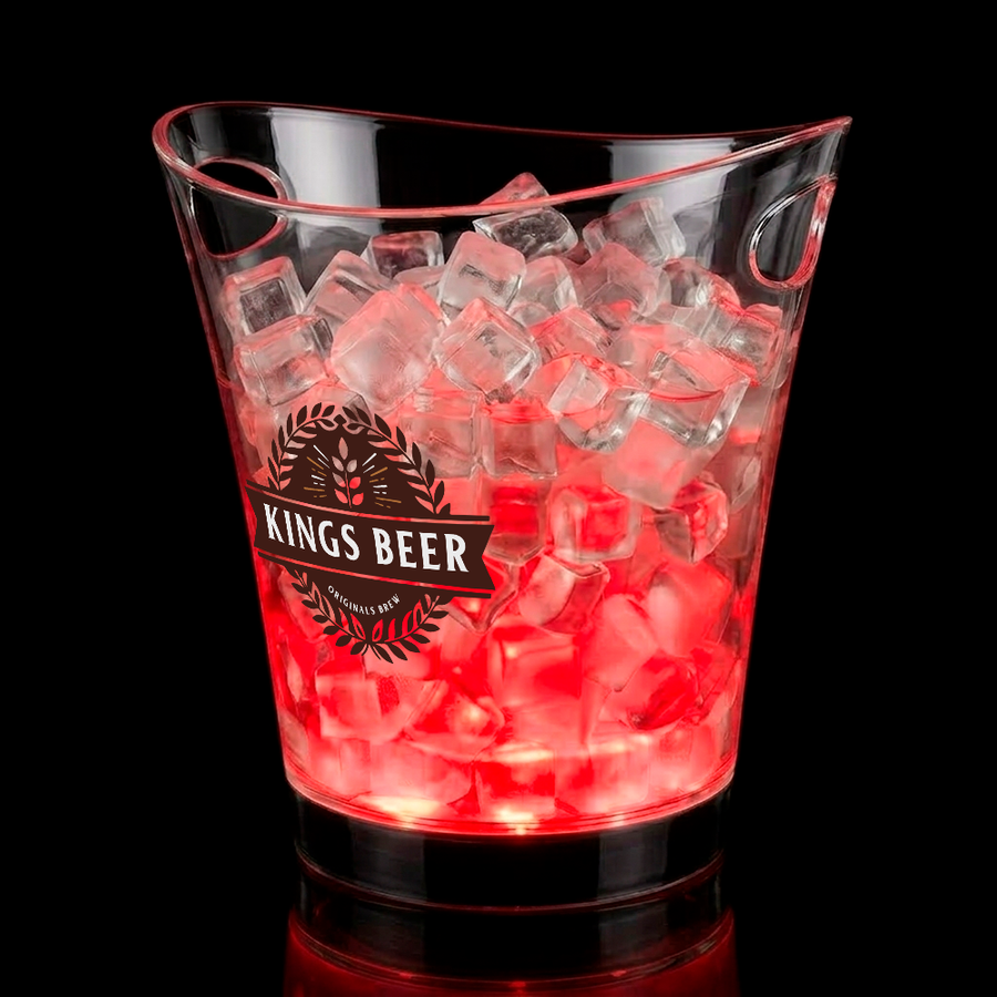 Classic Light-Up Drink Buckets - Custom Ribbons Now