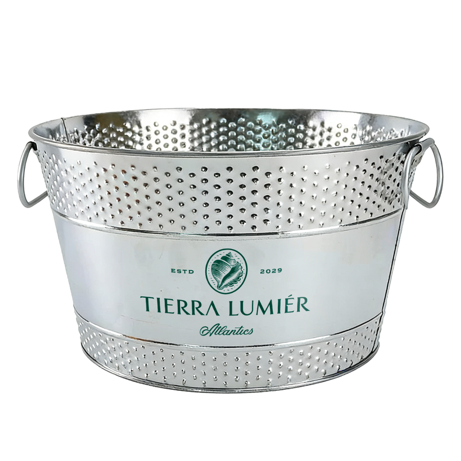 Galvanized Beverage & Ice Buckets - Custom Ribbons Now