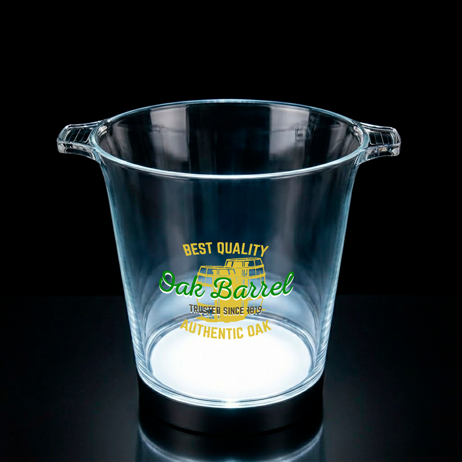 Multi-Color Light-Up Drink Buckets - Custom Ribbons Now