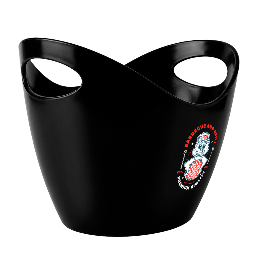Curved Dual-Handle Drink Buckets - Custom Ribbons Now