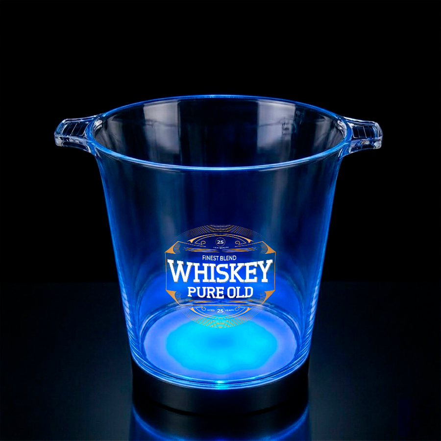 Multi-Color Light-Up Drink Buckets - Custom Ribbons Now