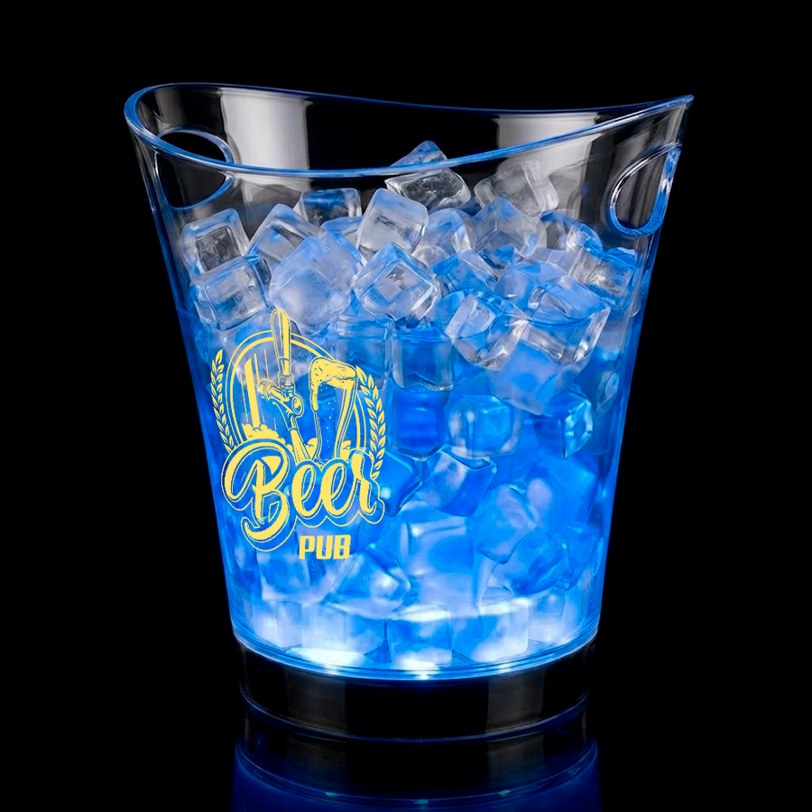 Classic Light-Up Drink Buckets - Custom Ribbons Now