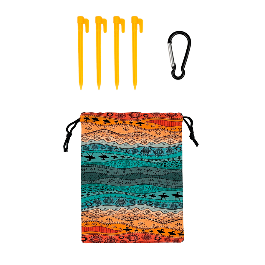 Windproof Beach Mats - Custom Ribbons Now