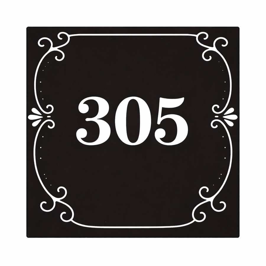 Bespoke Door Number Plates - Custom Ribbons Now