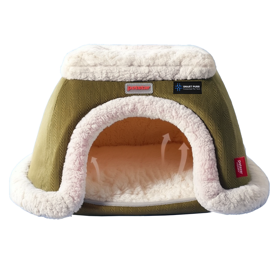 Cozy Cave Thermal Pet Nests - Custom Ribbons Now