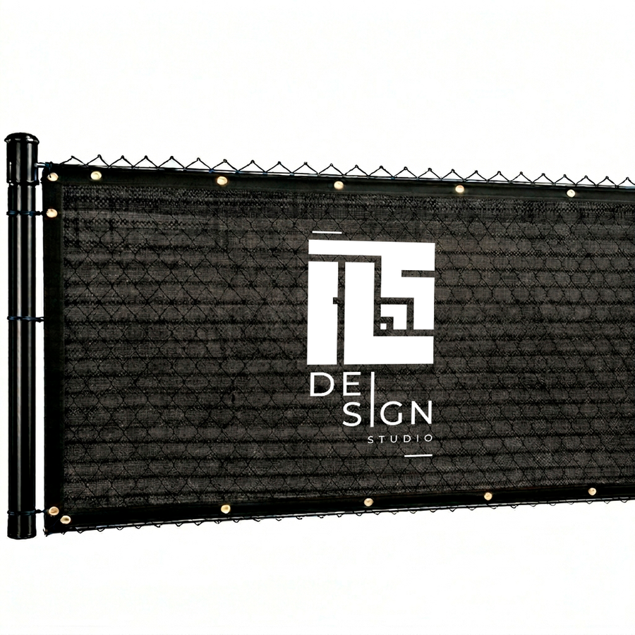 Custom 85% Blockage Fence Screen - Custom Ribbons Now
