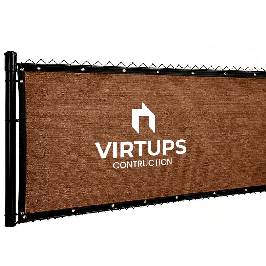 Custom 98% Blockage Fence Screen - Custom Ribbons Now