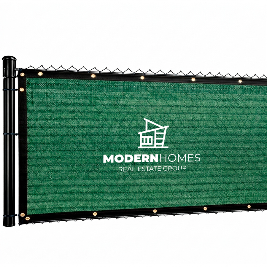 Custom 85% Blockage Fence Screen - Custom Ribbons Now