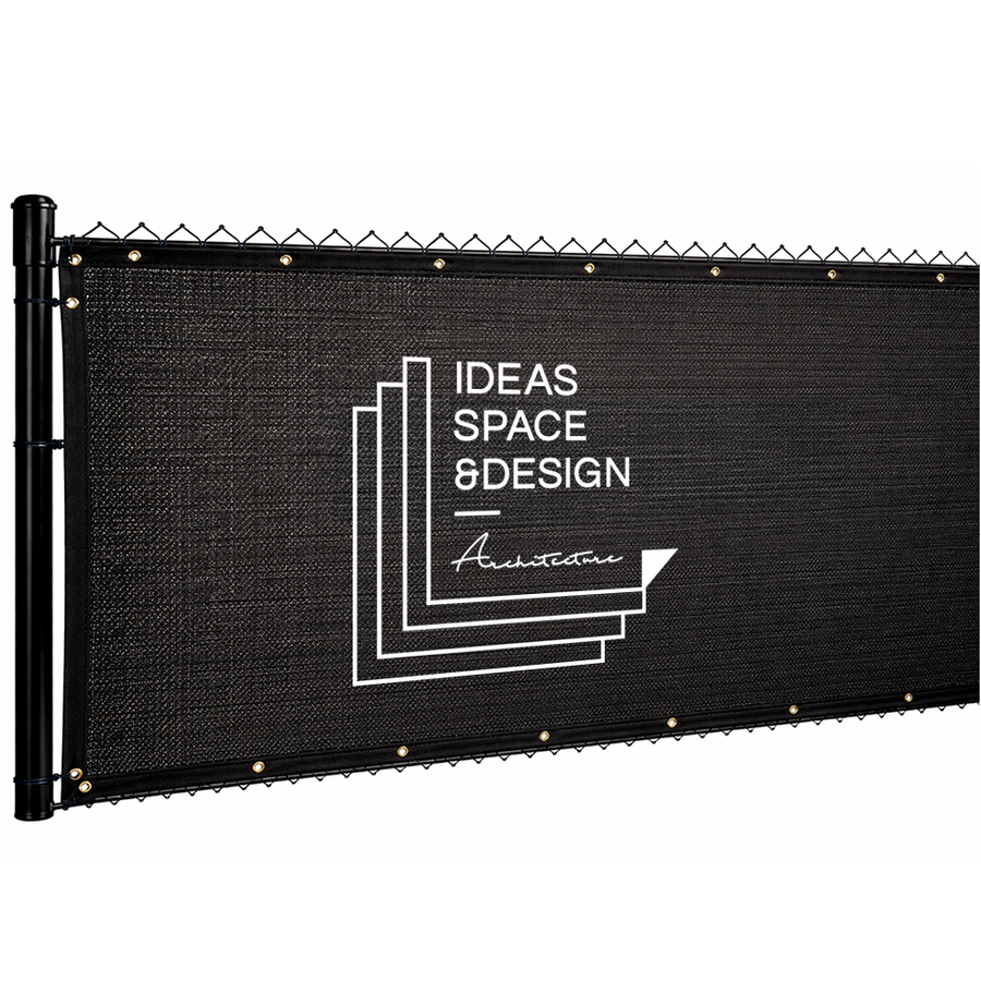 Custom 98% Blockage Fence Screen - Custom Ribbons Now