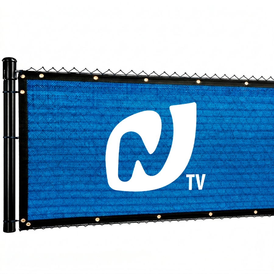 Custom 85% Blockage Fence Screen - Custom Ribbons Now