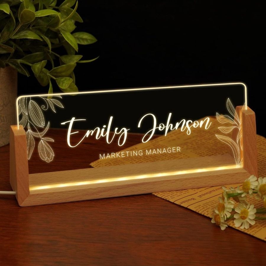 Light Up Table Signs - Custom Ribbons Now