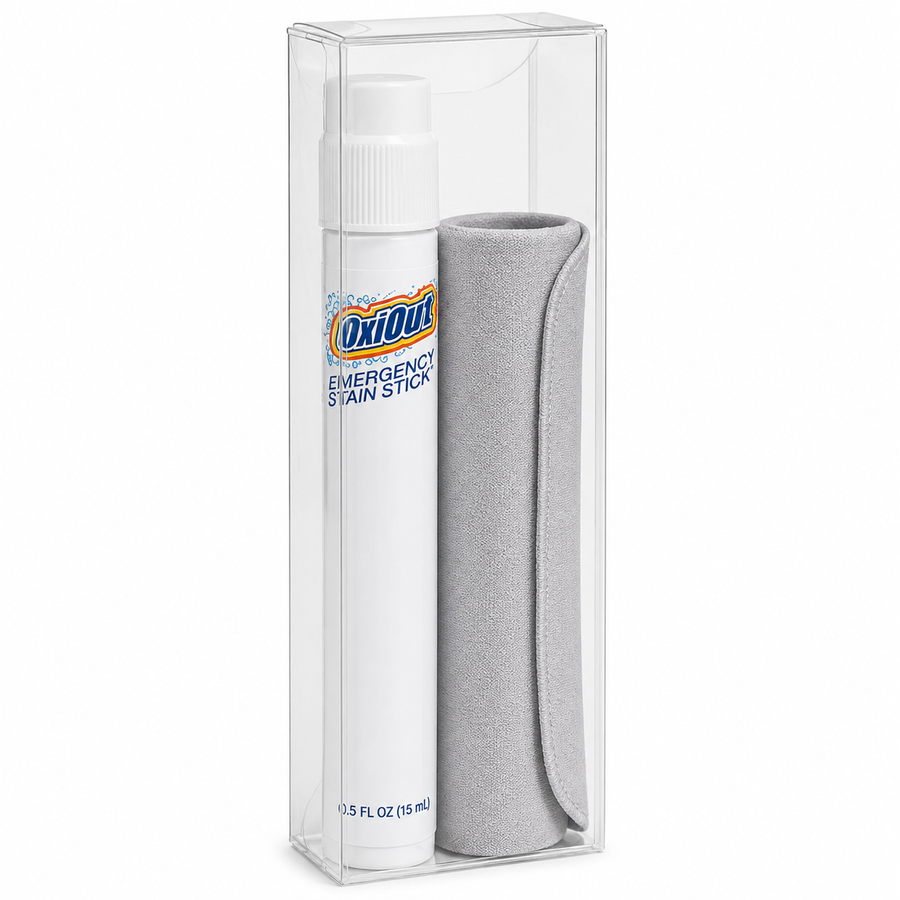 OxiOut Emergency Stain Stick Travel Kits with Premium Microfiber Cloths - Custom Ribbons Now