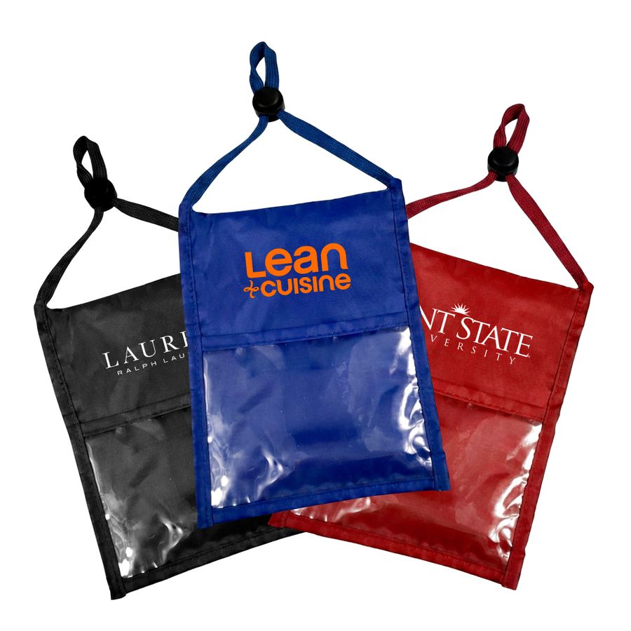 Phone Pocket Neck Wallets - Custom Ribbons Now
