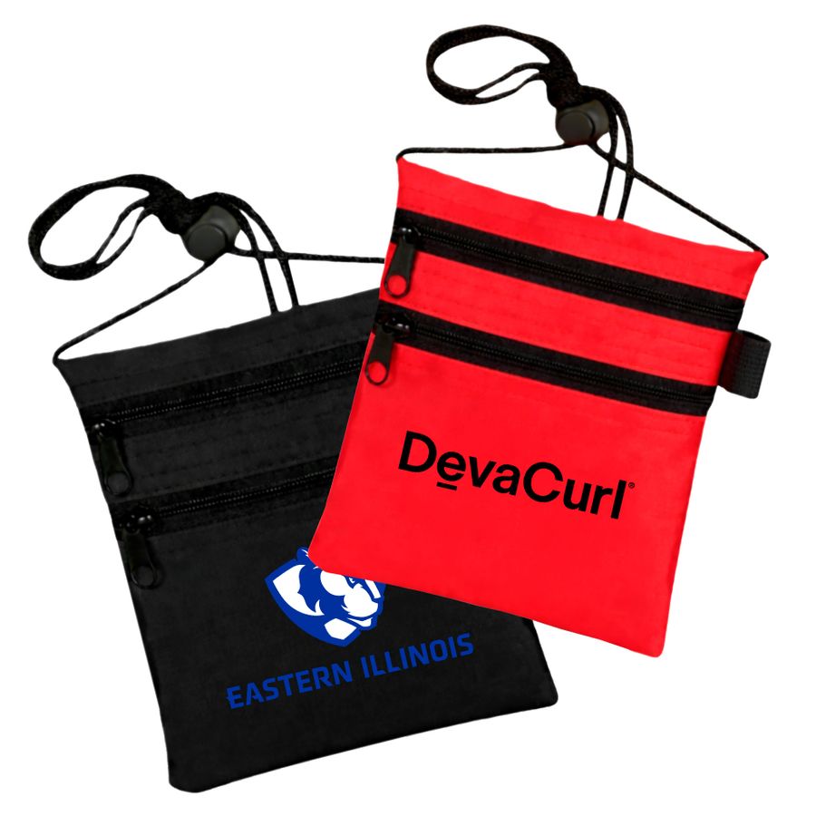 DualZip Neck Wallets - Custom Ribbons Now