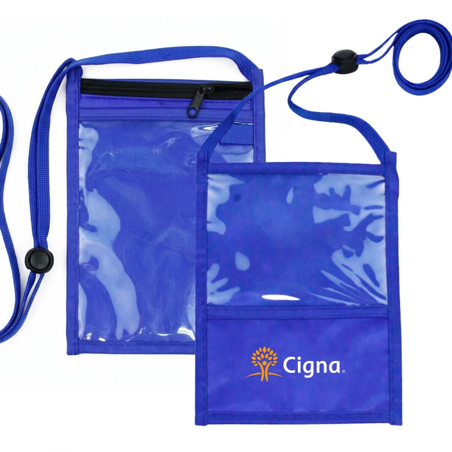 Pen Loop Neck Wallets - Custom Ribbons Now