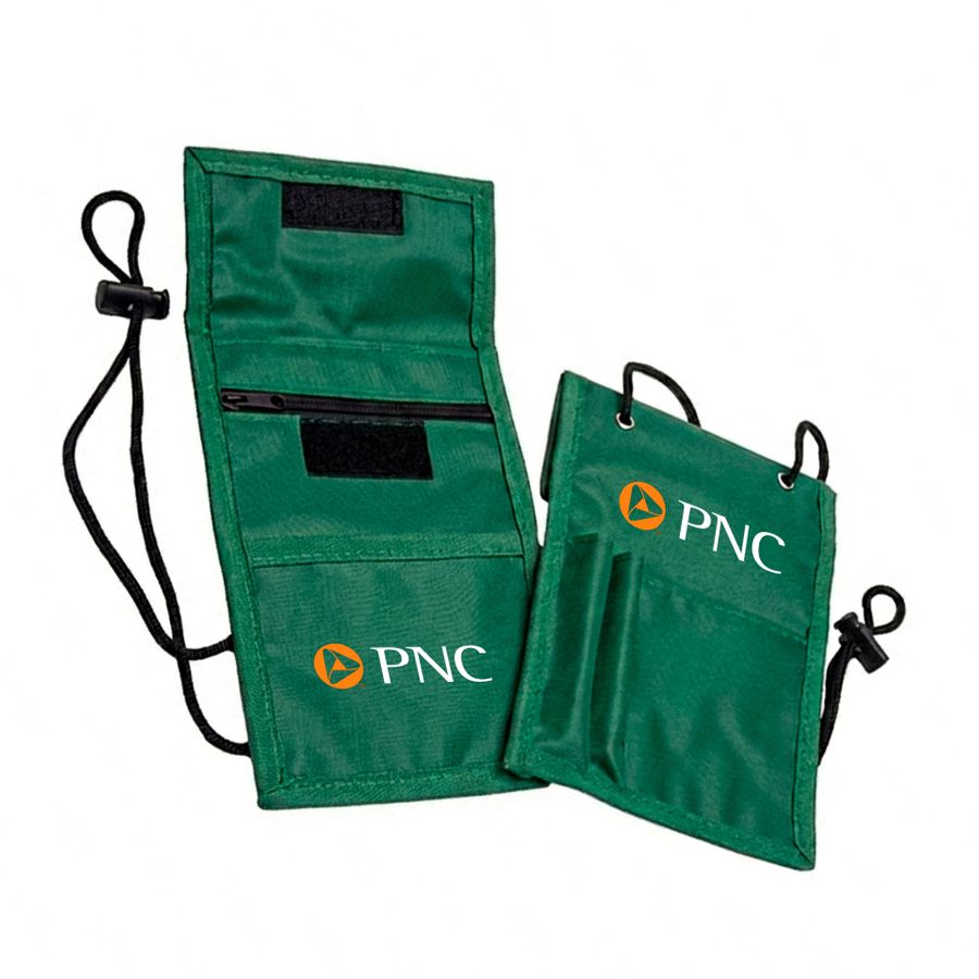 Foldover Neck Wallets - Custom Ribbons Now