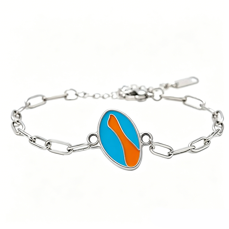 Soft Enamel Charm Bracelets - Custom Ribbons Now