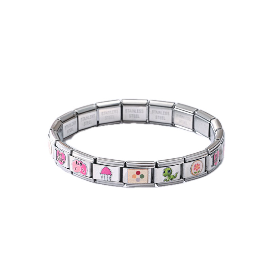 Italian Charm Bracelets - Custom Ribbons Now