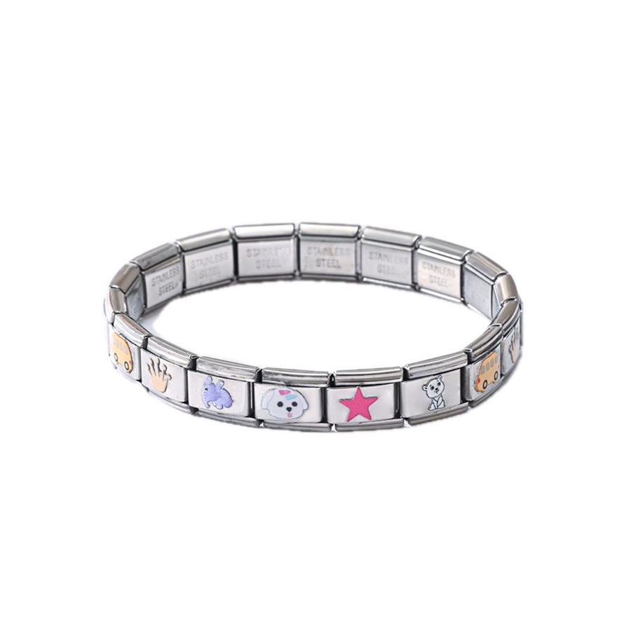 Italian Charm Bracelets - Custom Ribbons Now