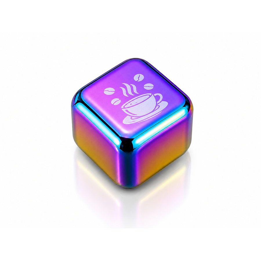 Rainbow Stainless Steel Ice Cubes - Custom Ribbons Now
