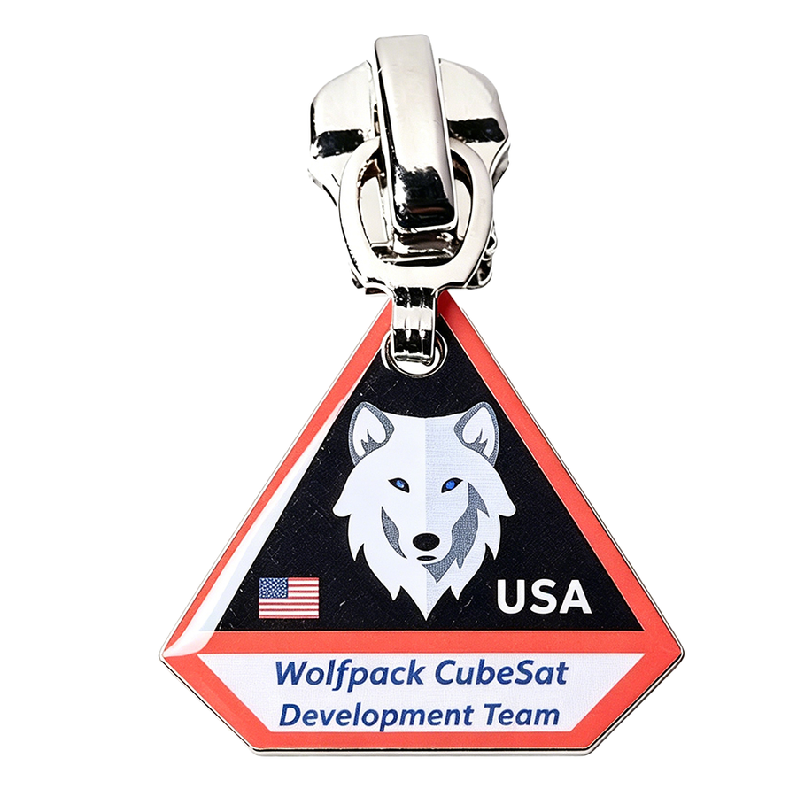 Offset Printing Metal Zipper Pullers - Custom Ribbons Now
