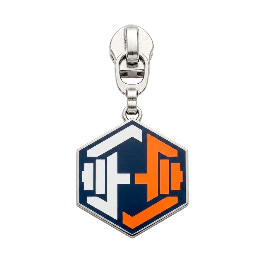Offset Printing Metal Zipper Pullers - Custom Ribbons Now