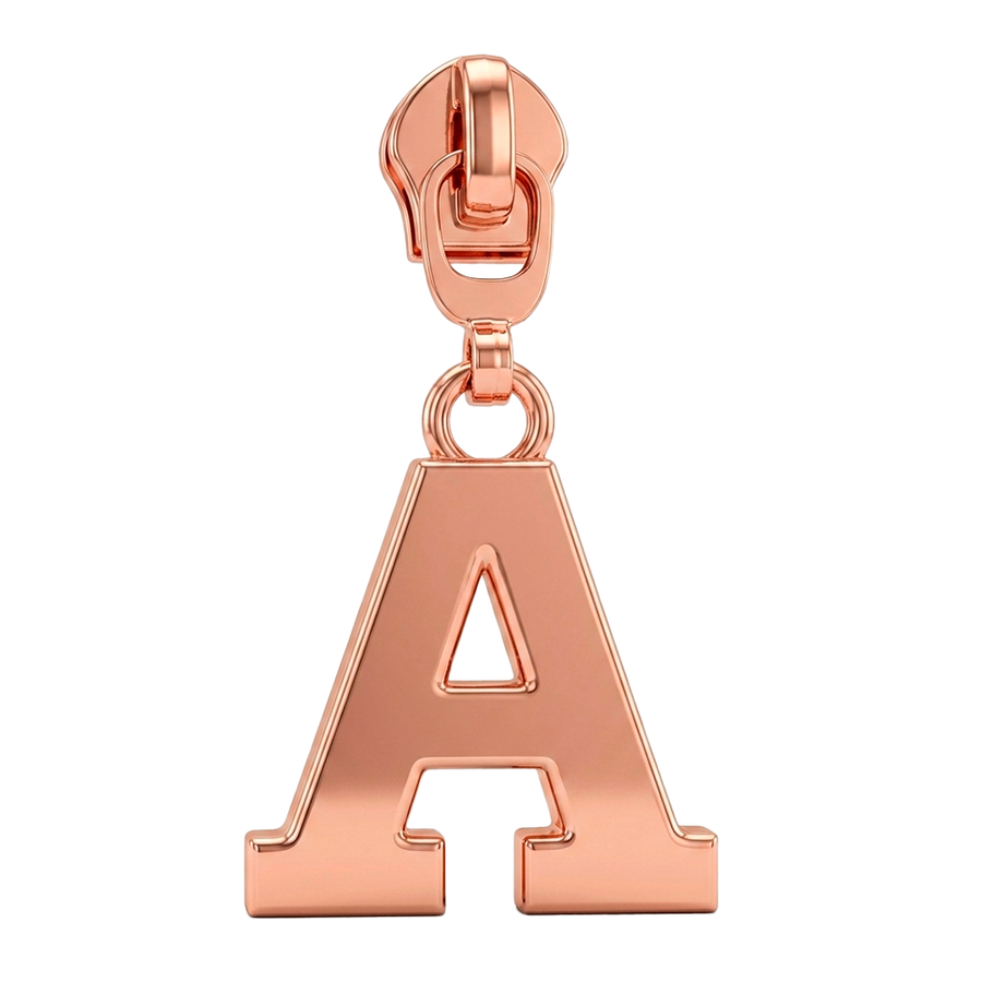 Die Struck Metal Zipper Pullers - Custom Ribbons Now