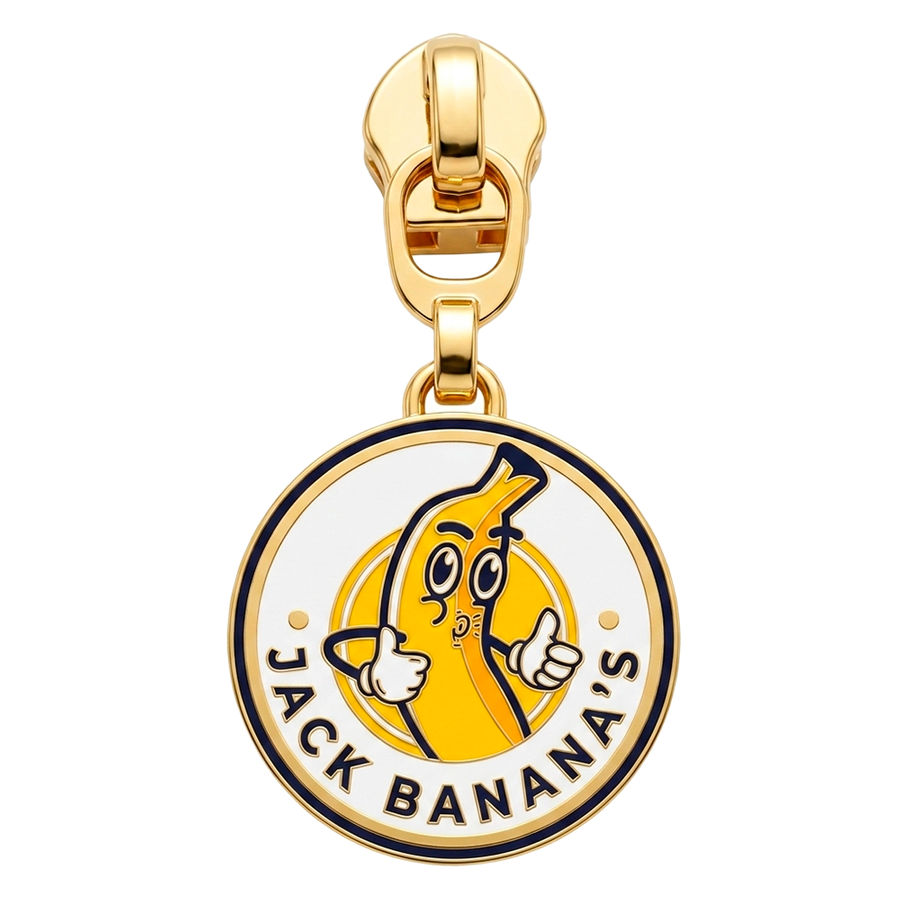 Hard Enamel Metal Zipper Pullers - Custom Ribbons Now