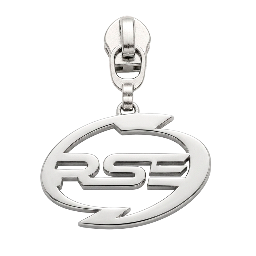 Die Struck Metal Zipper Pullers - Custom Ribbons Now