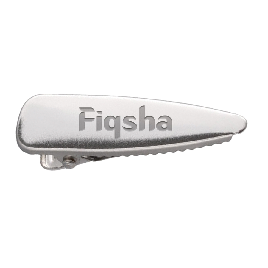 Laser Cut Metal Hair Clips - Custom Ribbons Now