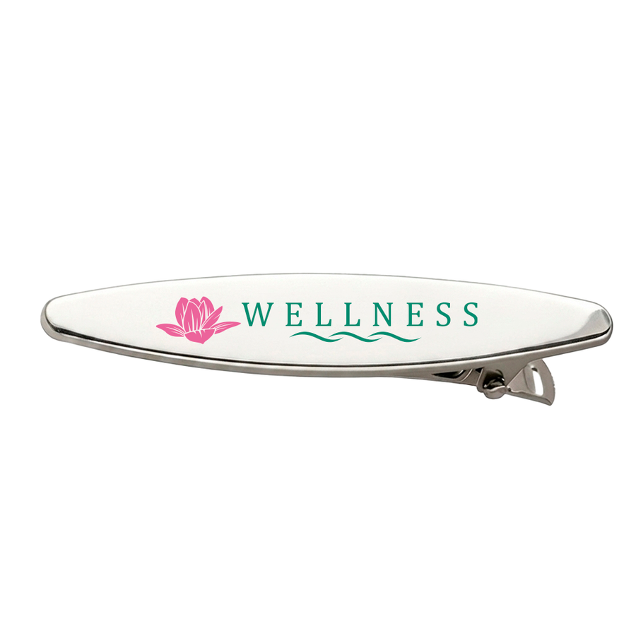 Printed Metal Hair Clips - Custom Ribbons Now