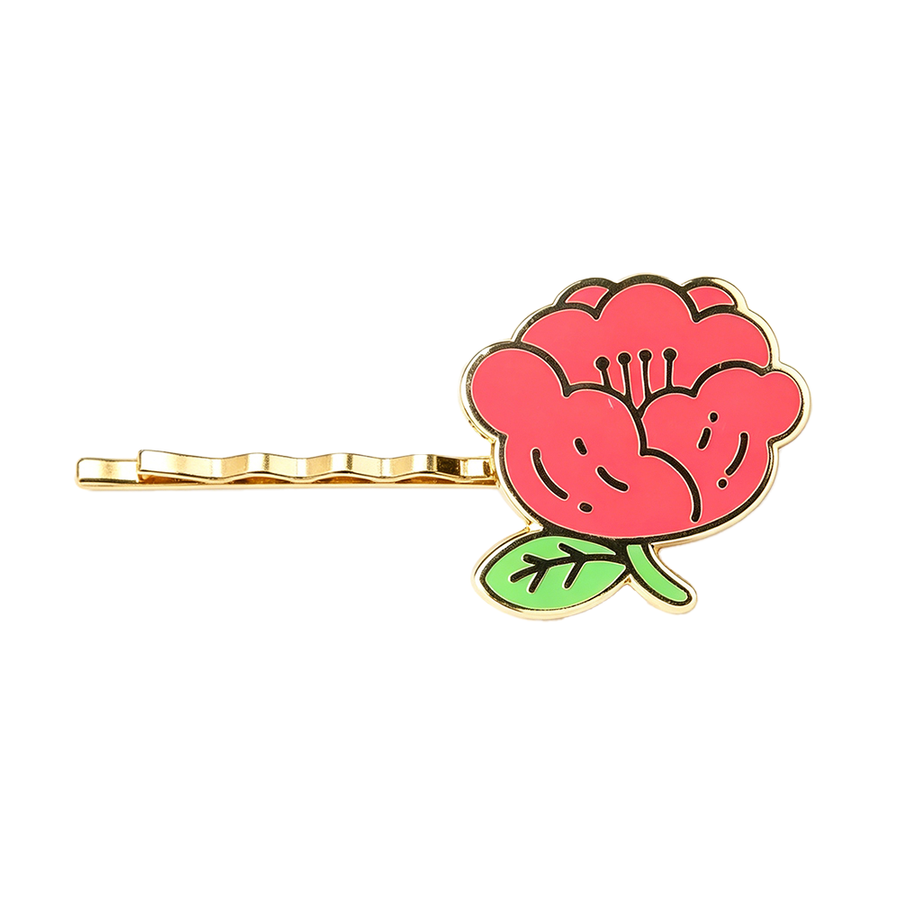Hard Enamel Metal Hair Clips - Custom Ribbons Now