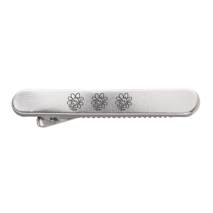 Laser Cut Metal Hair Clips - Custom Ribbons Now