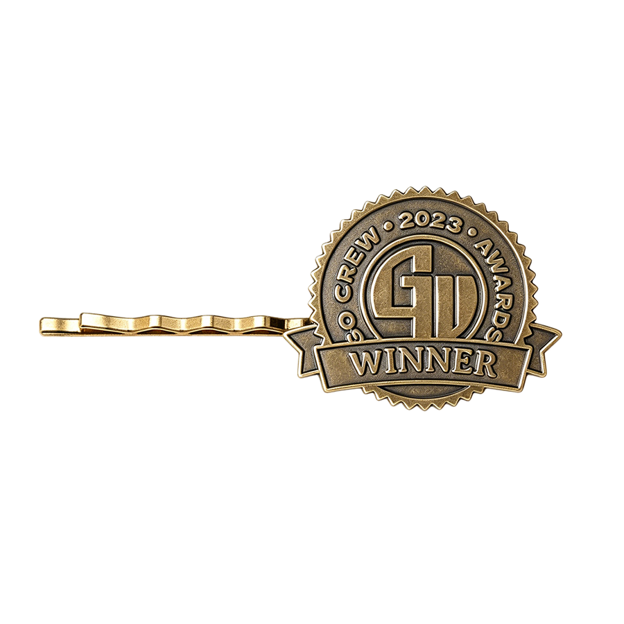 Die Struck Metal Hair Clips - Custom Ribbons Now